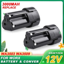 12V 3000mAh Battery Pack for WA3503 WA3504 WA3505 RK2514K2