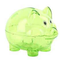 Spaarpot in de vorm van een varken voor woondecoratie en om in te sparen.