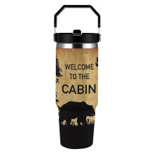 Gobelet isotherme en acier inoxydable Bear-Design 30 oz avec poignée