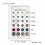 Kristall-Strass-Perlen-Ohrstecker-Set, 12 Paar 1