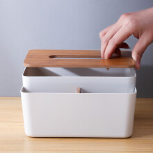 Couvercle rectangulaire en plastique pour boîte de mouchoirs Kleenex