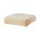 Coprisedia da pranzo beige elasticizzato, sfoderabile e lavabile. 1