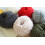 Crochet wool yarn black 30% wool 70% acrylic 1 roll 4
