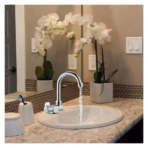 Copper Rotating Basin Faucet for Kitchen Bathroom Marine Use 2