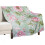 Floral Bouquet Beige Throw Blanket 50x60 Inch 3