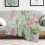 Floral Bouquet Beige Throw Blanket 50x60 Inch 4