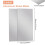 6 Peças de Chapa Metálica de Alumínio de 6x12 Polegadas, Placa Plana Retangular Lisa para Diversas Aplicações 8
