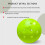 40 Pro Pickleball Balls - 40Pcs, High Visibility Green, Seamless Professional Training 3