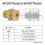 4 Pcs 1/4 Bulkhead Brass Pipe Fitting Anchor Coupling Bulkhead Tank Fitting 1/4" Bulkhead Tank Fitting Hose Connector 7