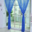Solid Color Wedding Curtain Yellow 100x201cm 7