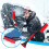 Snow Brush and Shovel with Ice Scraper Red 3-in-1 2