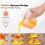 3 Pcs Silicone Measuring Cup Sets Squeeze Pour Liquid Measuring Cups Flexible Chocolate Melting Cup 4