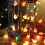 Luzes de Natal com figuras de Papai Noel e boneco de neve. 4