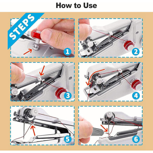 Handheld Sewing Machine Portable Mini for Home Use 2