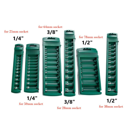 Socket Organizer Box Plastic 3/8 1/4 1/2 Inch Drive 1