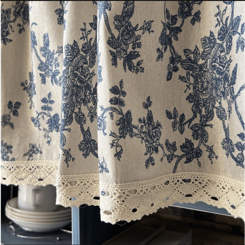 Kitchen Valance Cotton Linen Rustic 1 Pack 1