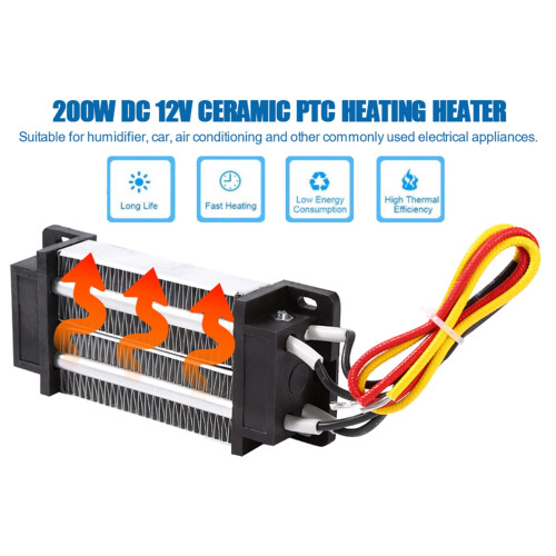 PTC Heater 12V DC 200W Ceramic Thermostatic 1