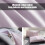 XIAOLE Cotton Bedding Set Purple 4-Piece 8