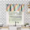 Gradient Grid Valance Curtains 54x18 inch Rod Pocket 4