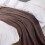 Navy knitted throw blanket 60 x 80 inches 4