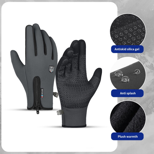 Winter Gloves Touchscreen Water-Resistant Windproof Thermal 1
