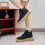 Women's Snow Boots Black Size 8 Breathable Speed Laces 7