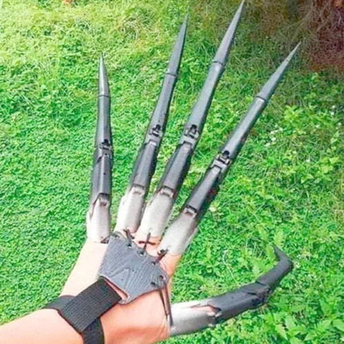Halloween Articulated Finger Extensions 3D Printed One Size 1