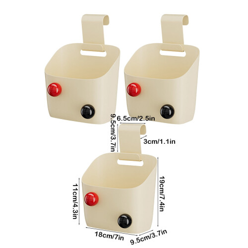 Wall Mounted Storage Basket for Dormitory Bedside and Bunk 2