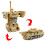 Tank transformable en jouet – Compatible avec LEGO, cadeau pour 4