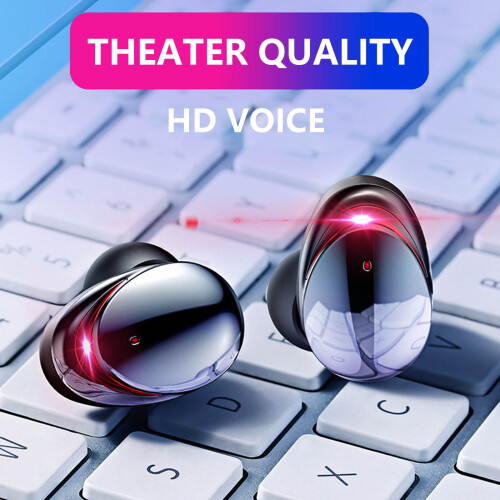 Bluetooth 5.0 Wireless Headphones with Charging Case 2