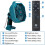 Vertical Fan with Light for 14.4–18V Power Tools 6