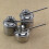 Stainless Steel Clay Sprayer with Atomizer for Glazes Silver 3