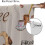 Gnome Coffee Kitchen Curtains Rustic Farmhouse Beige Red 6