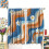 Hippie Curtains Abstract Flower Daisy Spiral Blue Orange 3