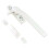 Casement Locking Handle White Metal Right-Side Slider Window 8