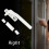 Casement Locking Handle White Metal Right-Side Slider Window 2