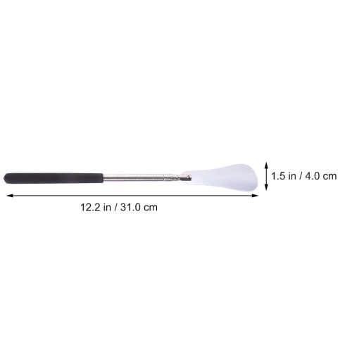 Stainless Steel Retractable Shoe Horn 3pcs Long Handle 1