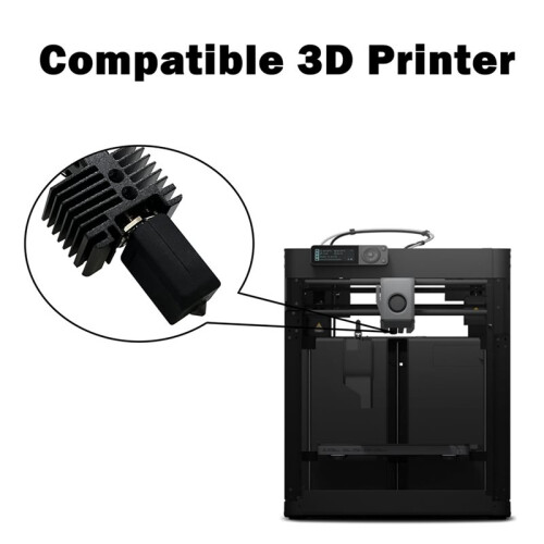 2X P1P/P1S Hotend 0.6mm Ceramic Assembled Extruder Printhead Kit for  P1P/P1S- 3D Printer Hot End Replacement