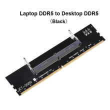 2X DDR5 to DDR5 Adapter Card RVS Laptop SO DDR5 RAM to Desktop DDR5 Plug and Memory Tester Diagnostic Tool