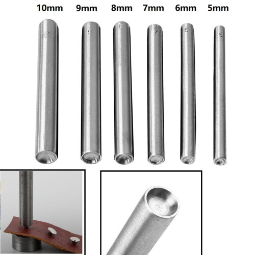Rivet Tool Set for Leather Craft with Mushroom Domed Rivet 2