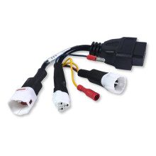 For 3pin +4pin for 4pin Motorcycle Cable 3IN1 Motor Extension Cable OBD Diagnostic Connector Adapter