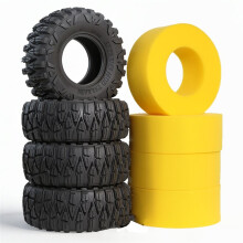 4 Stück 2,2 Zoll Weiche Reifen (120 mm Raddurchmesser) für 1/10 RC Crawler-Cars SCX10 90046 RR10 Wraith 90018 90048 TRX4