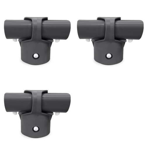 12427 T-Joint for  Ultra Frame Pools Fits 15ft to 16ft Models Durable Replacement Part 3 Pcs