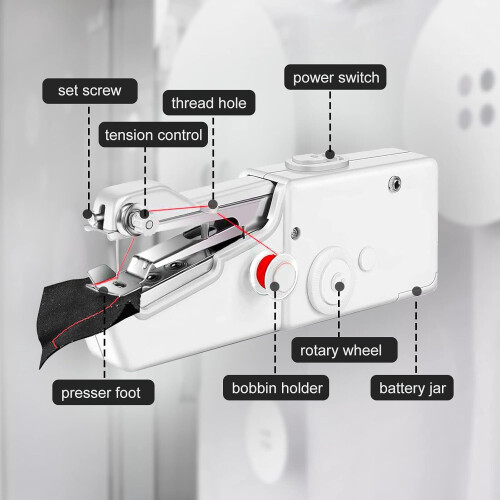 Handheld Sewing Machine Portable Home Use 2