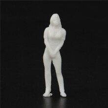 1:50 Witte Figuren Architectonisch Model Menselijke Schaal HO Model Plastic Volkeren, 100 Stuks