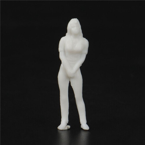 1:50 White Figures Architectural Model Human Scale HO Model Plastic Peoples,100 Pieces