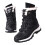 Women's Snow Boots Black Wide Width Size 8 Shearling-Lined 4