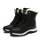 Women's Snow Boots Black Wide Width Size 8 Shearling-Lined 3