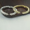 Crystal Pearl Bracelet Adjustable Multi-layer Gold Silver 2