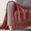 Navy Knitted Throw Blanket Textured Solid 60 x 80 Inches 4